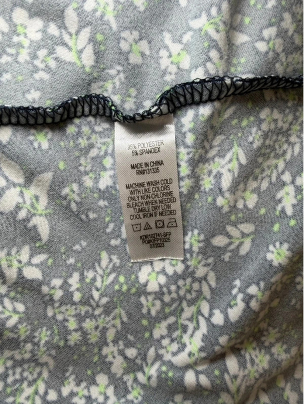 Nine Britton Dark Navy Floral Strappy Mini Dress Medium Petite - Picture 4 of 6